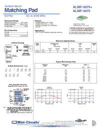 Datasheet ALMP-5075+ manufacturer Mini-Circuits